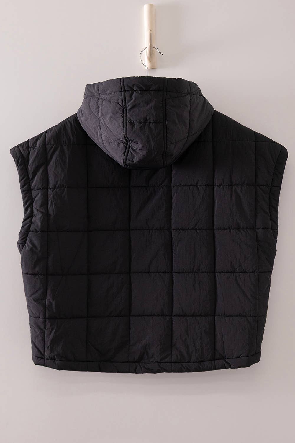 Quilted Hooded Puffer Vest