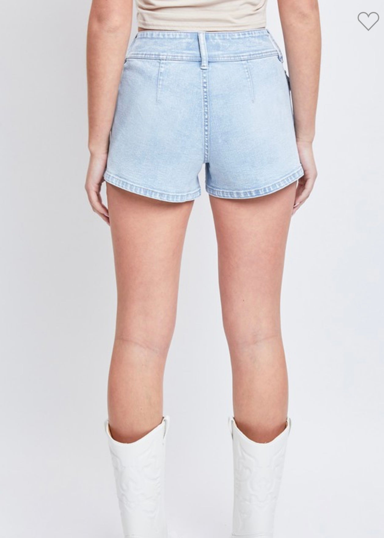 YMI Juniors LR Side Pocket Denim Shorts