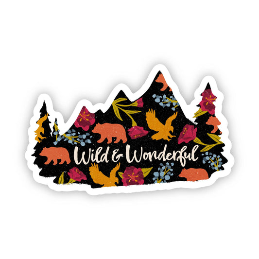 "Wild And Wonderful" West Virginia Nature Sticker