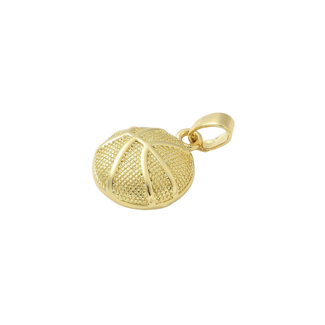 TCB Gold Basketball Charm