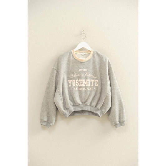 Vintage-Inspired Yosemite Crewneck
