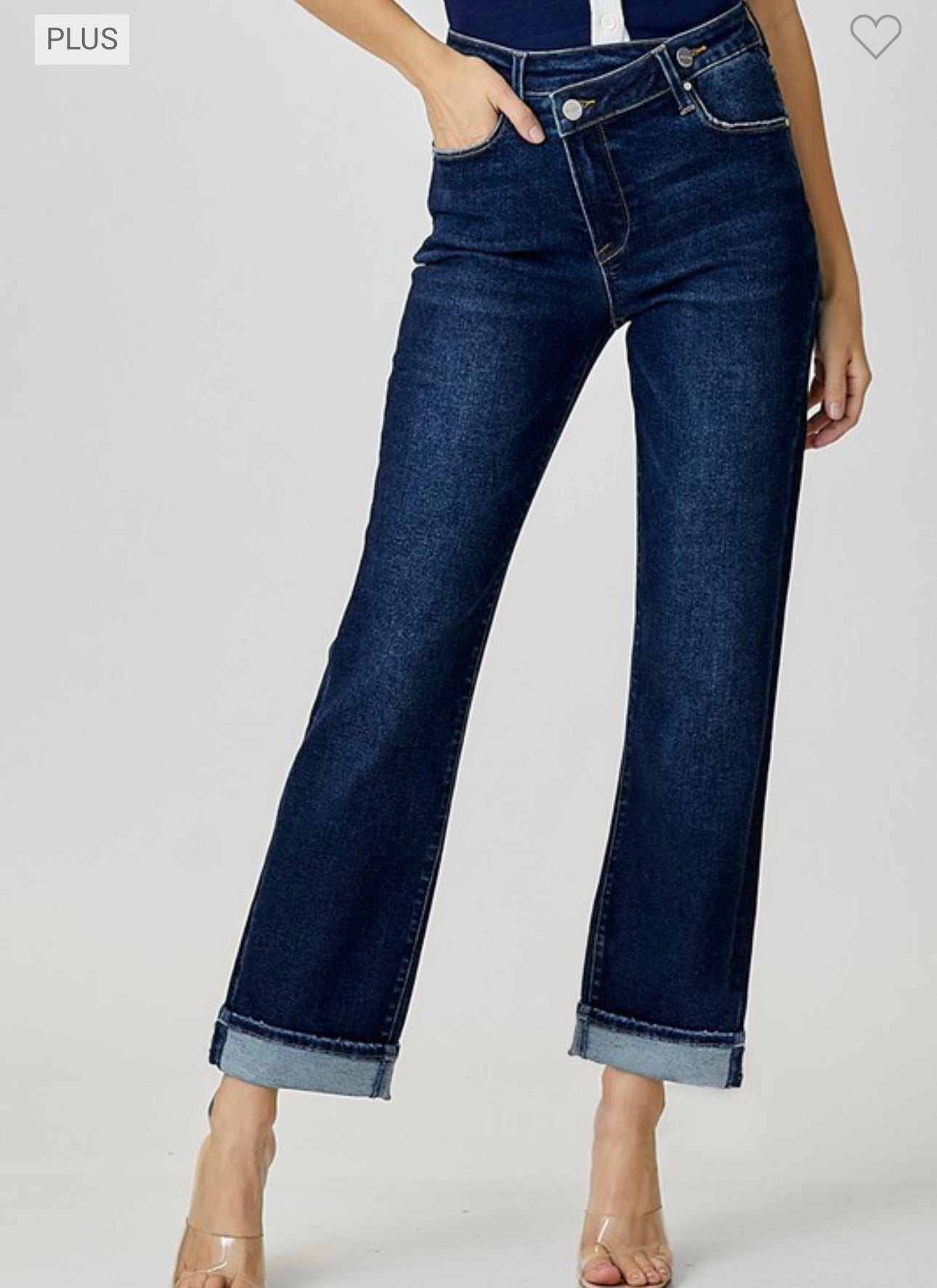 Risen Plus HR Crossover Straight Leg Jean