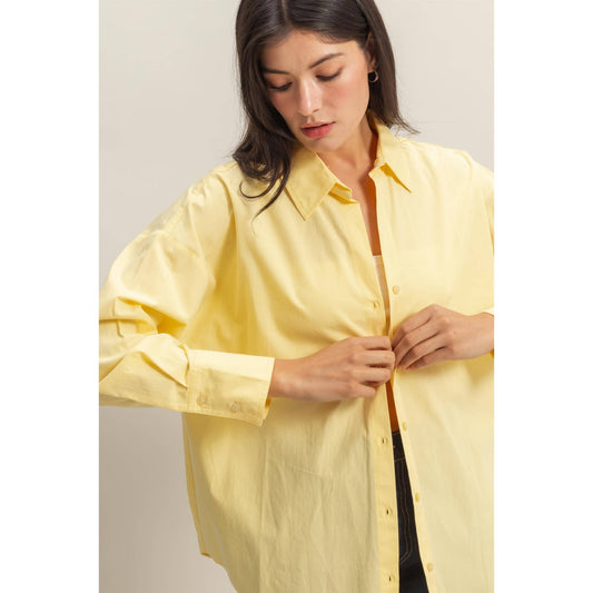 Classy Long Sleeve Button Down Shirt