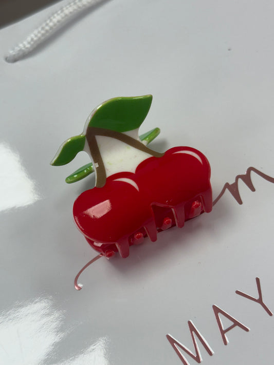 Cherry Claw Clip