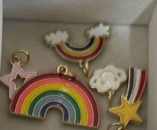 TCB Rainbows and Stars Charms Assorted