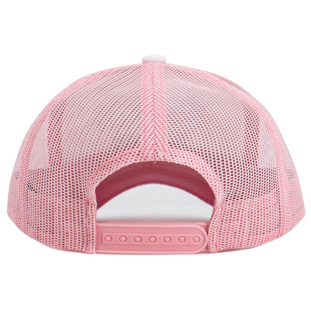 BEACH BUM Embroidered Mesh Back Trucker Hat
