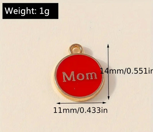 TCB Assorted Color Mom Charms