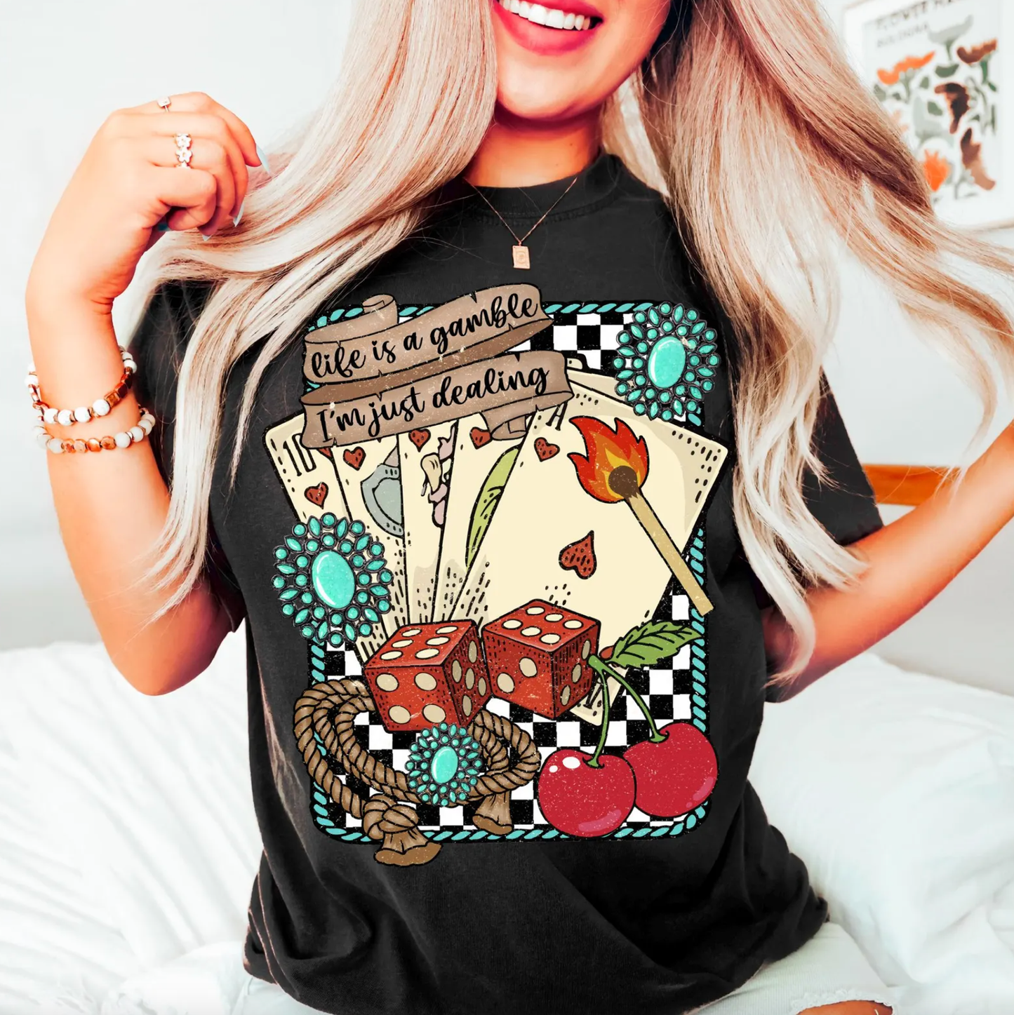 Life Is A Gamble Graphic Tee