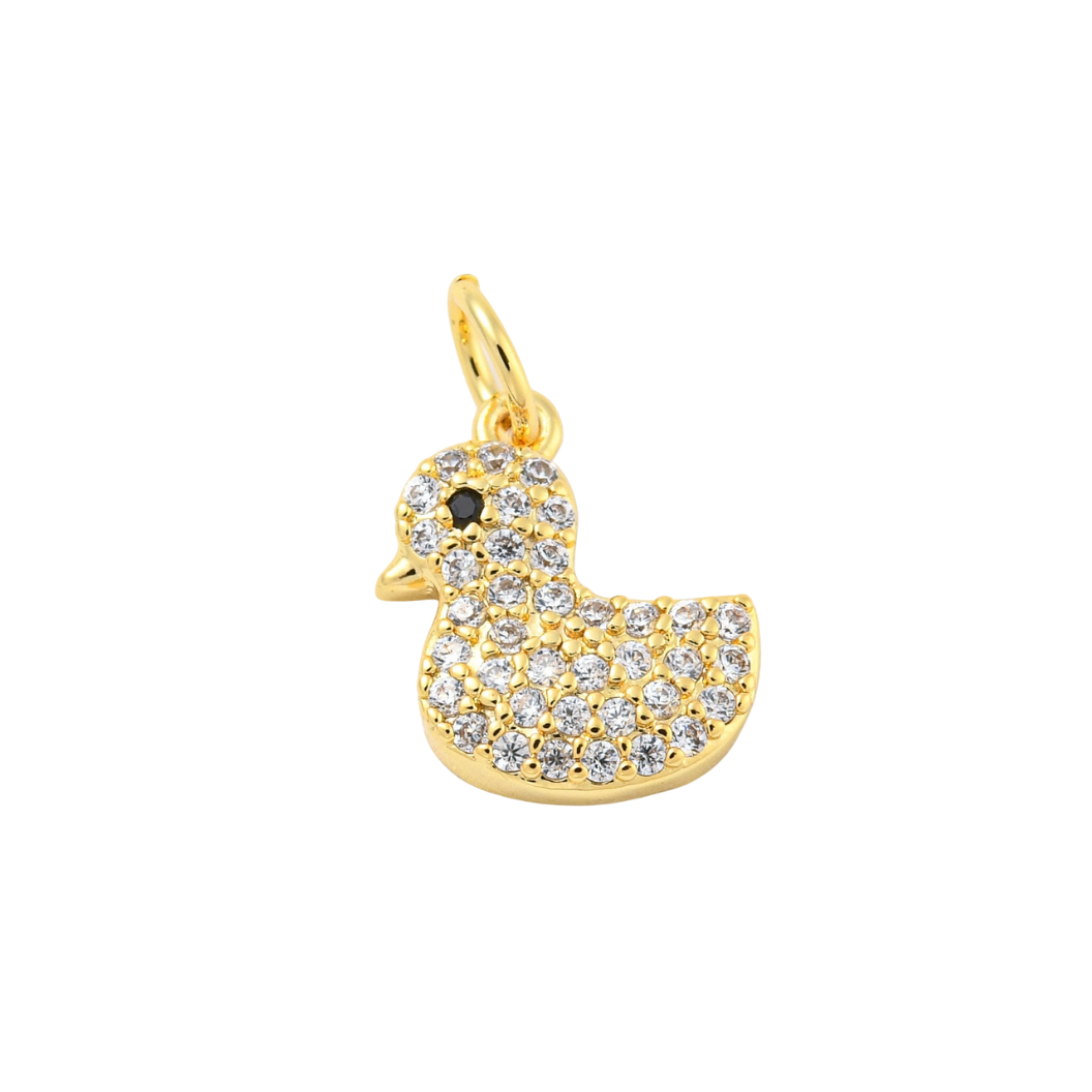 TCB Gold Rubber Duck Charm