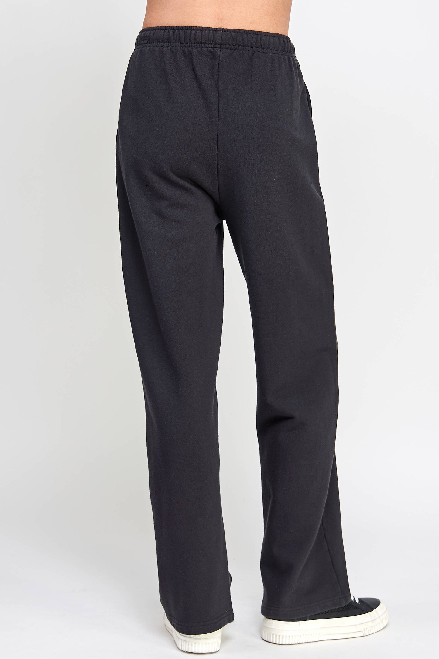 P9001P EVERYDAY HIGH RISE FRENCH TERRY SWEATPANTS: Pink / SMALL