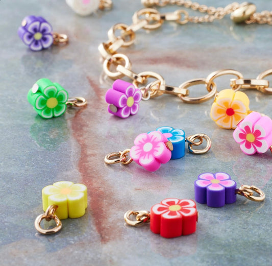 TCB Resin Flower Charms Asst