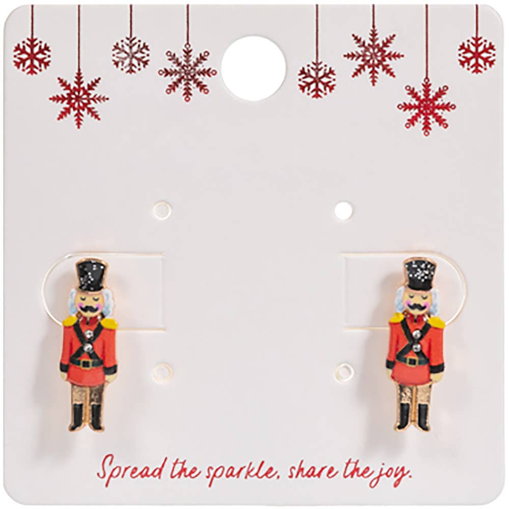 Christmas Nutcracker Stud Earrings