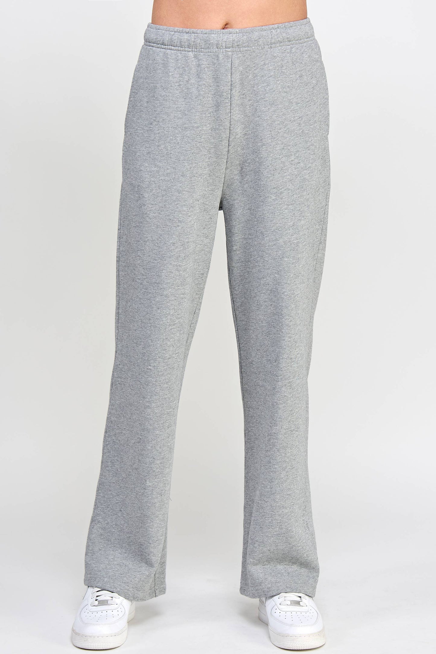 P9001P EVERYDAY HIGH RISE FRENCH TERRY SWEATPANTS: Pink / SMALL