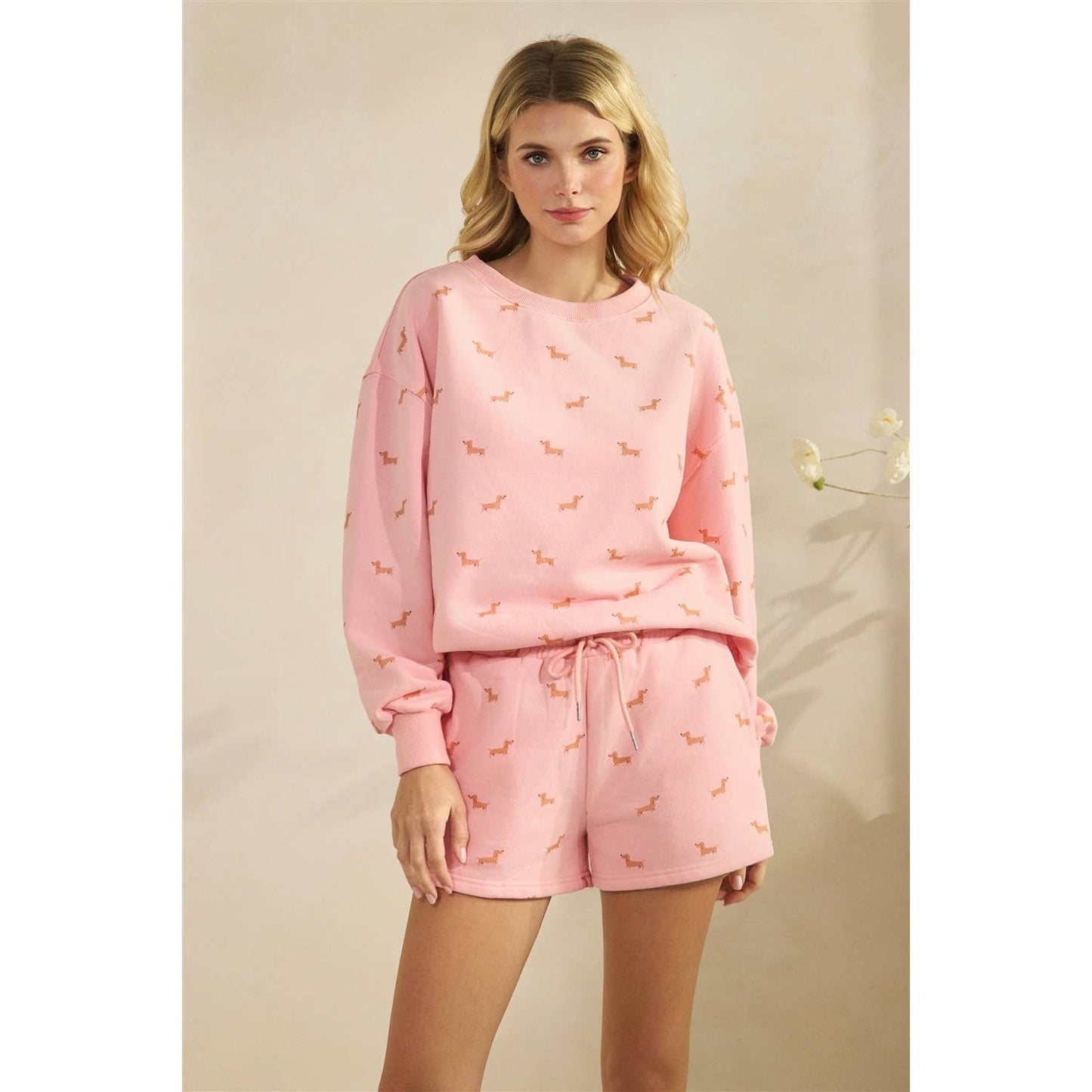 The Bella Weenie Dog Crew Neck Sweatshirt