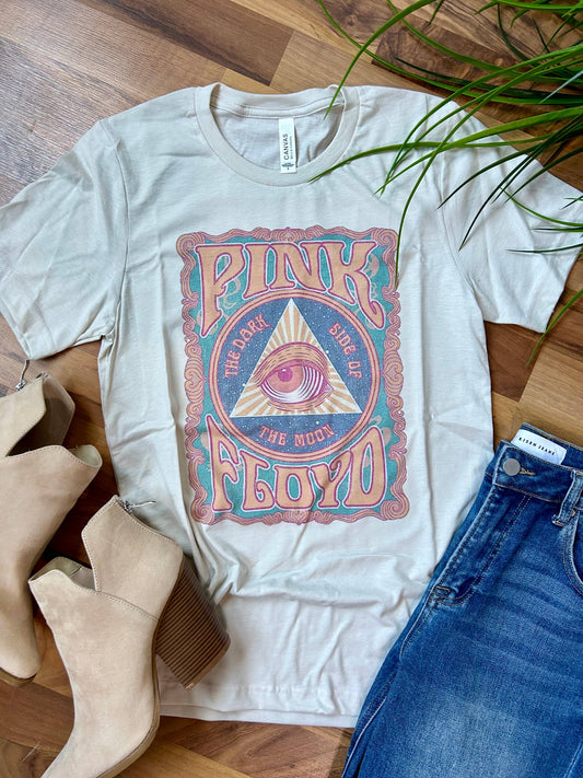 Dark Side Pink Graphic Tee: L