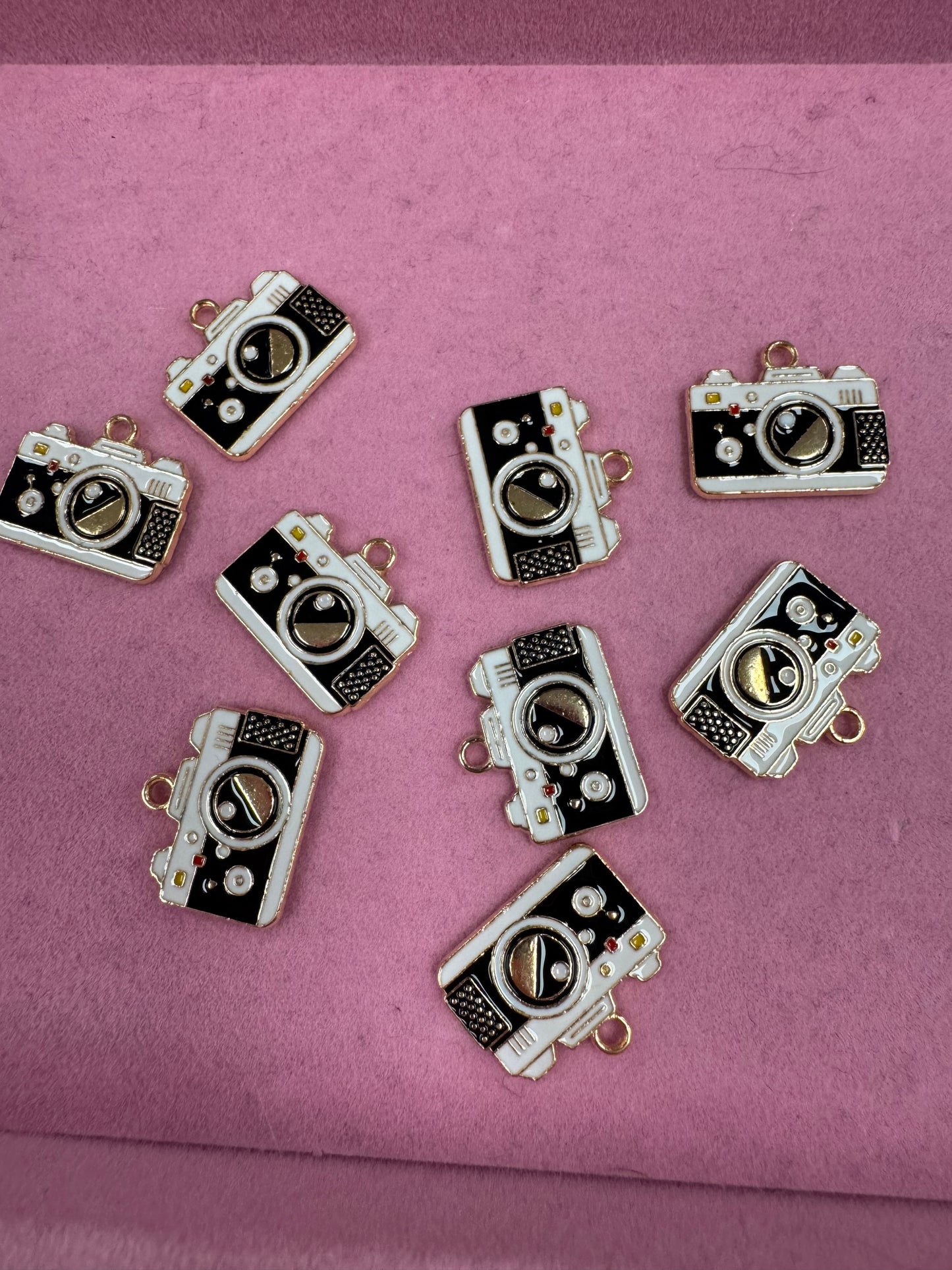 TCB Flat Gold Camera Charm