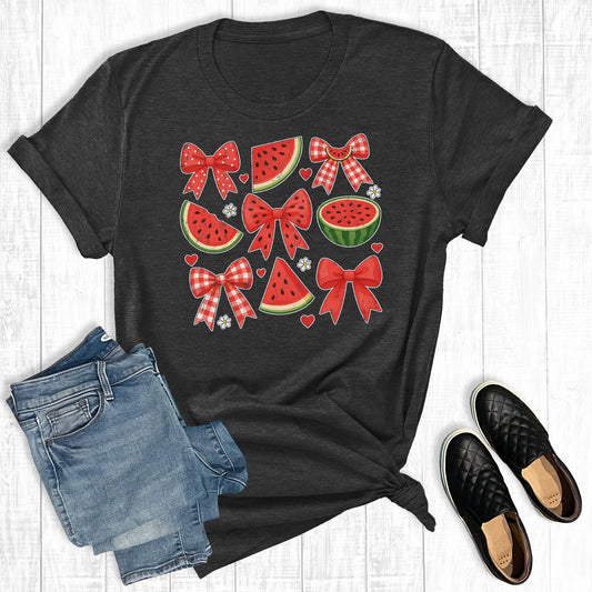 Retro Summer Coquette Watermelons Graphic Tee