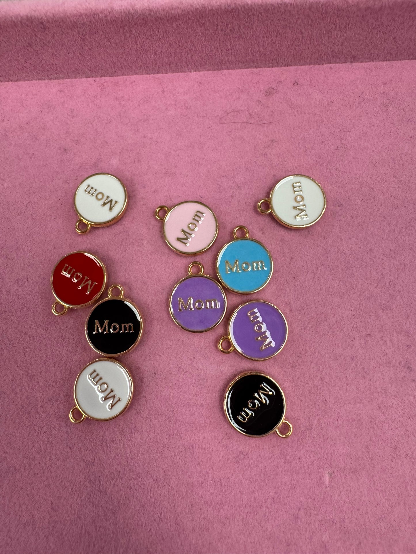 TCB Assorted Color Mom Charms