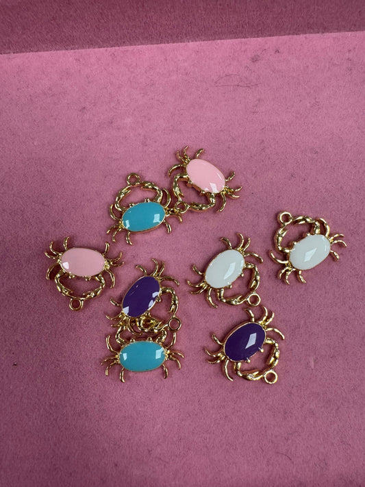 TCB Dont Be Crabby Gold Charms