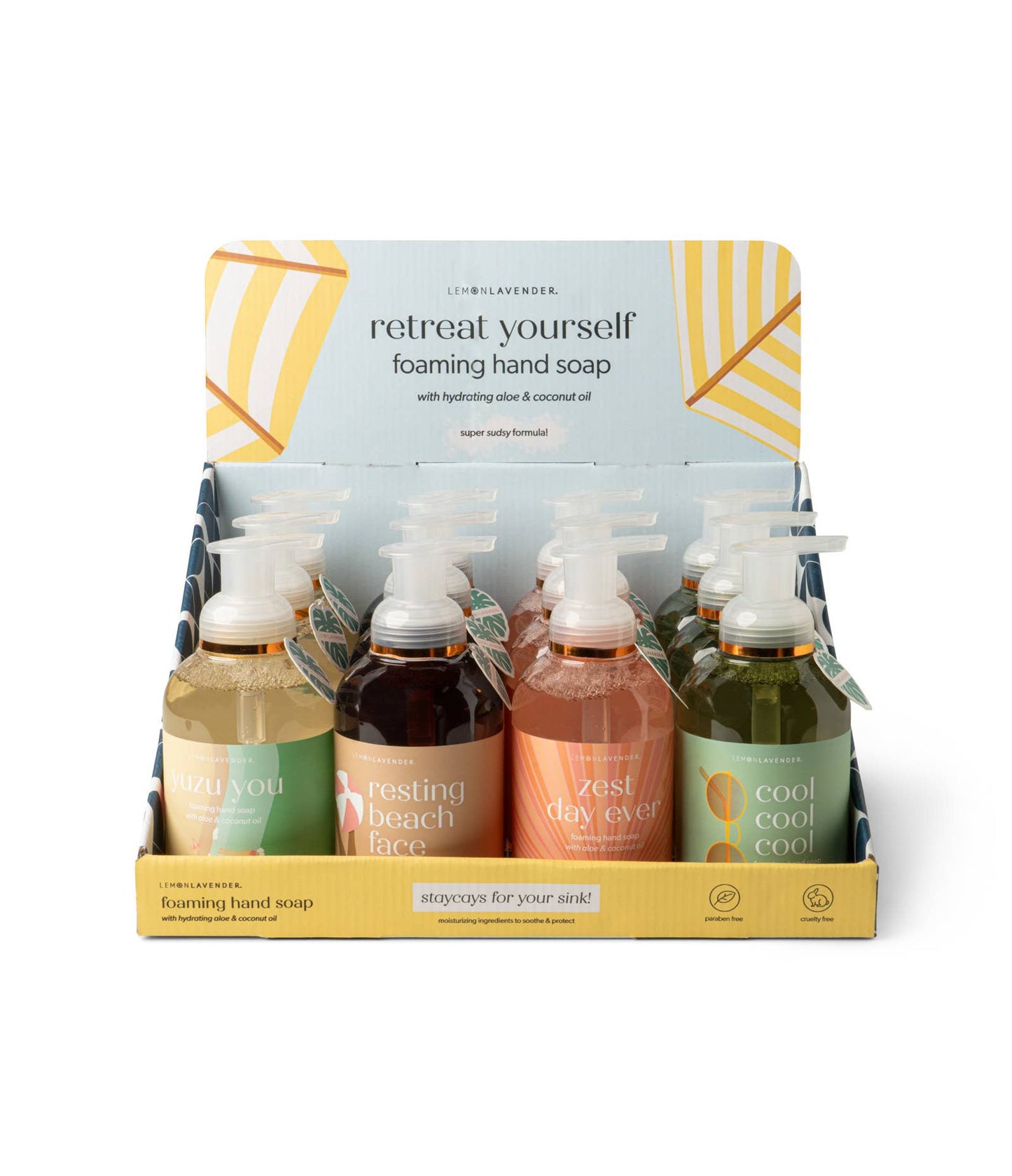 Lemon Lavender Foaming Hand Soap Retreat Yourself Assortment