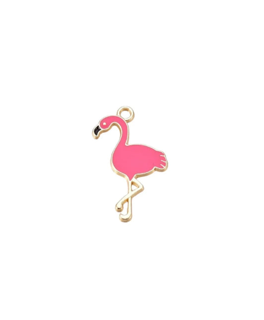 TCB Pink Flamingo Charm