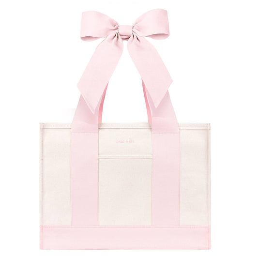 Case-Mate Canvas Tote: Ballet Pink Bow