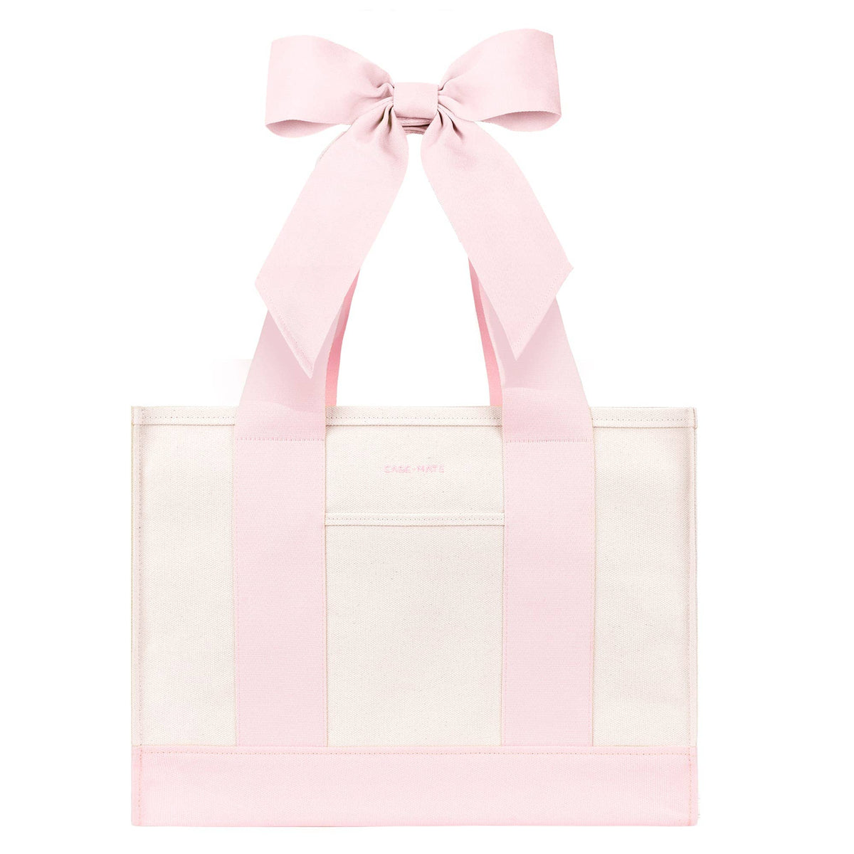 Case-Mate Canvas Tote: Cranberry Bow