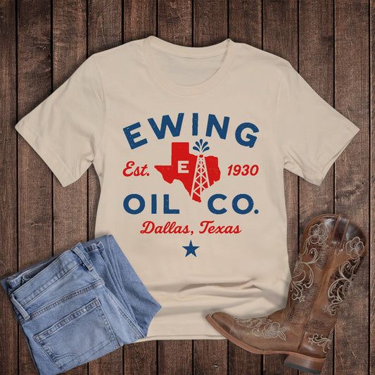 Vintage Ewing Oil Graphic Tee