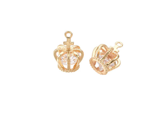 TCB Gold Her Royal Highness Crown Charm