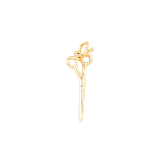 TCB Gold Cosmetologist Scissors Charm