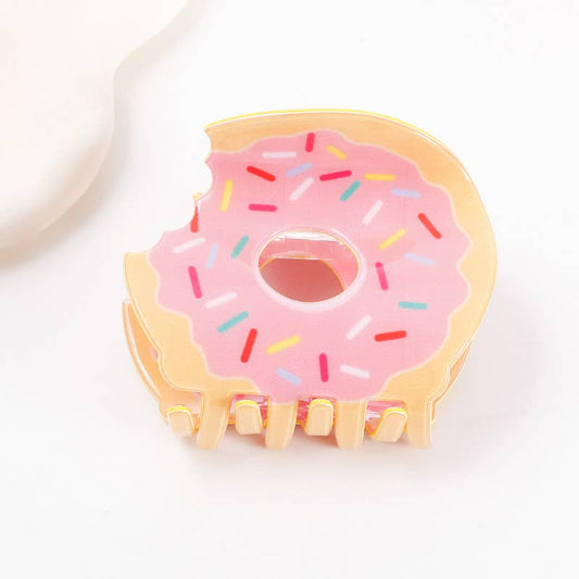 Sweet Donut Hair Claw Clip