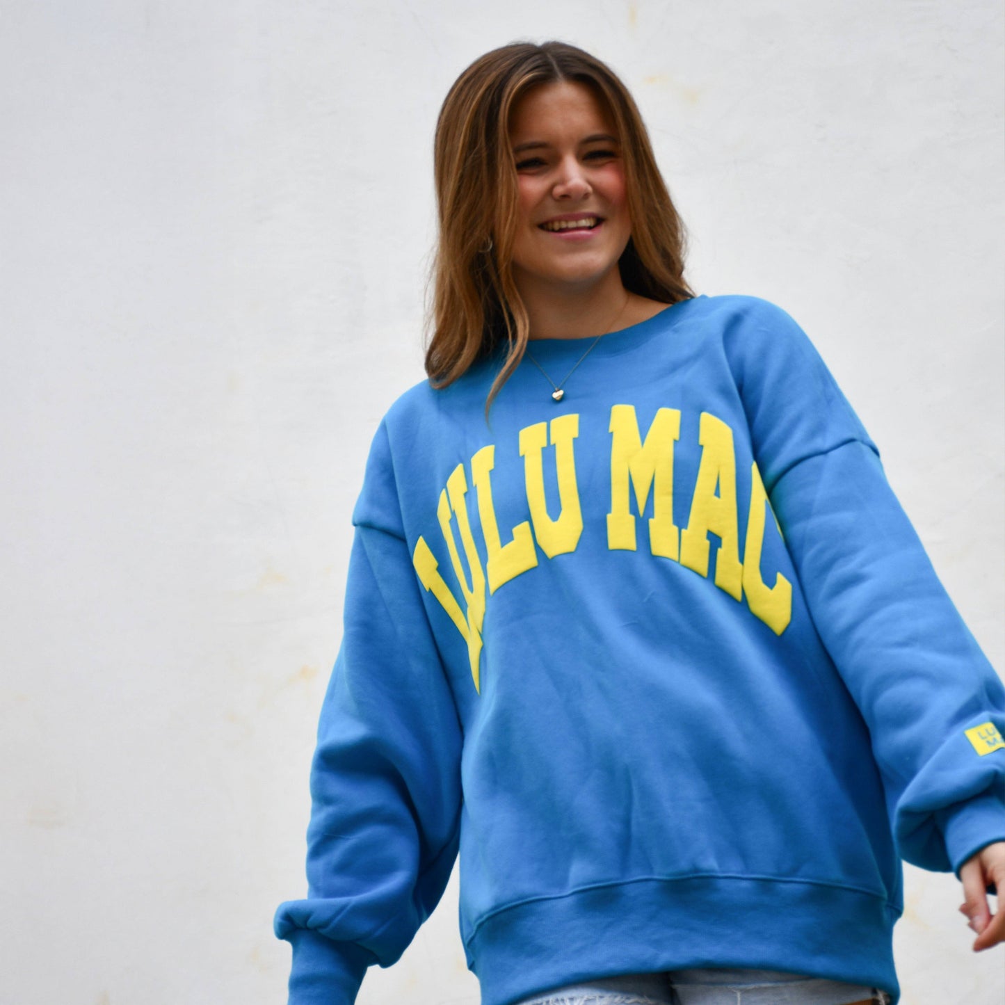 LuLu Mac Cayenne/Yellow Puff Sweatshirt