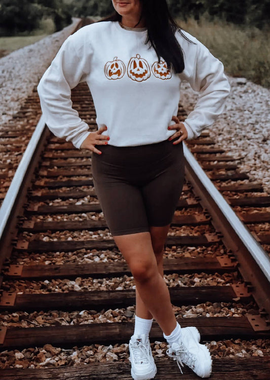 Silly Scary Halloween Pumpkin Sweatshirt