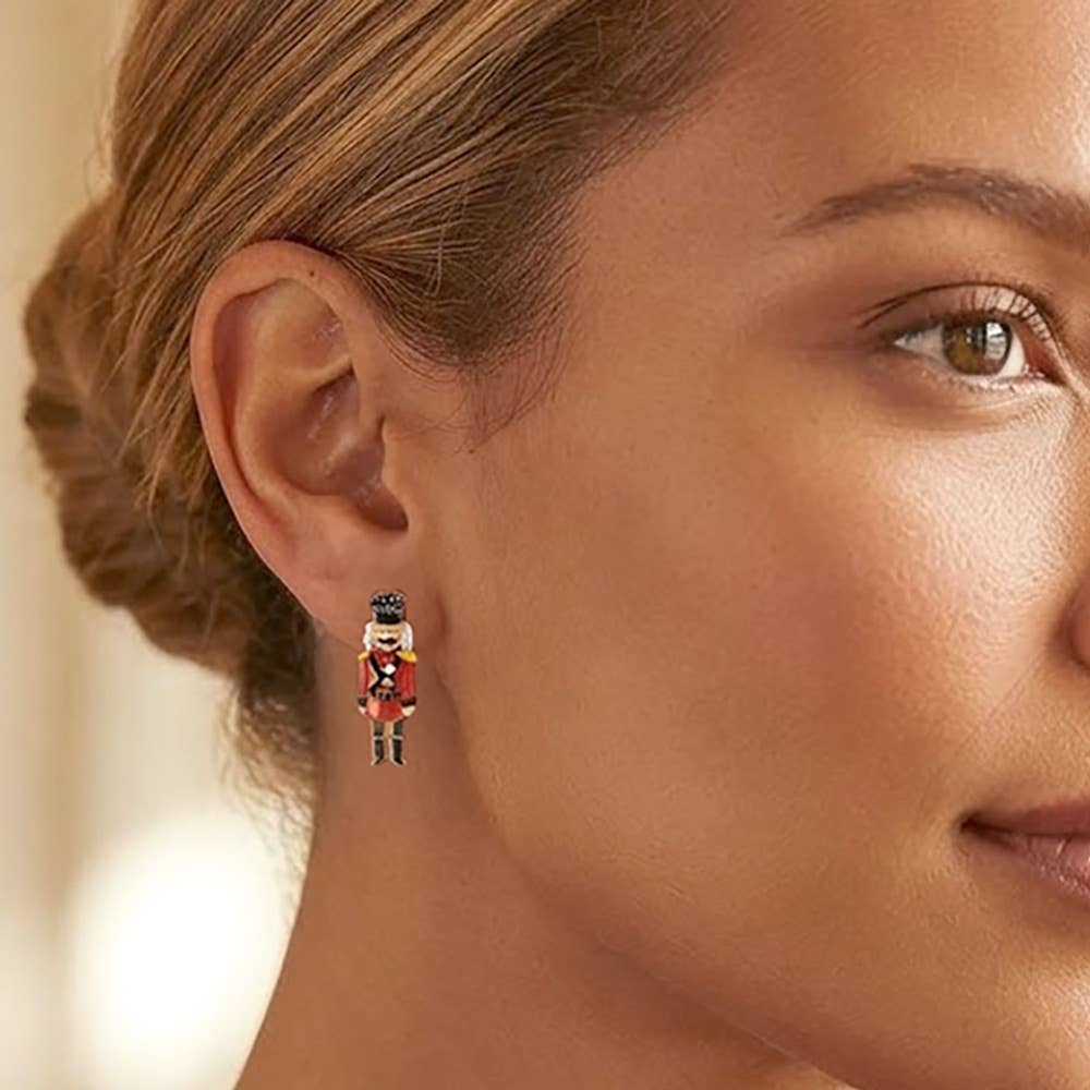 Christmas Nutcracker Stud Earrings