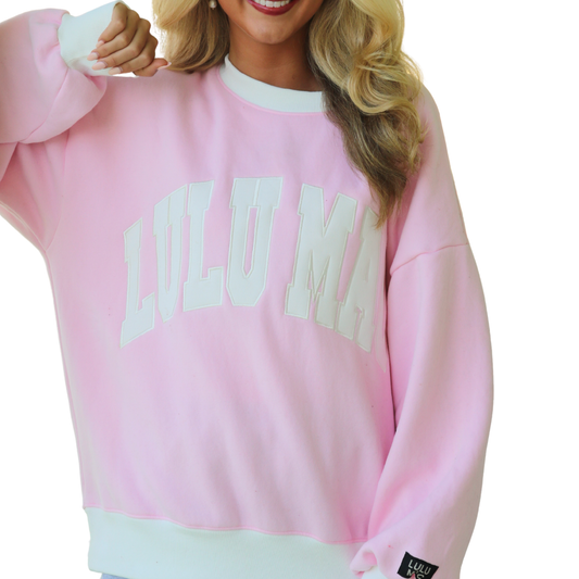 LM-SW-1002 Color Block Pink/White - Stitch: Pink/White / X-Small