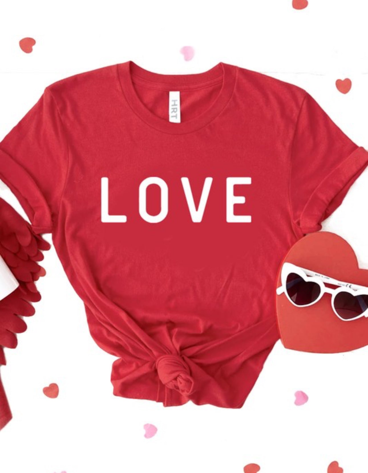 Love Red Valentine Tee