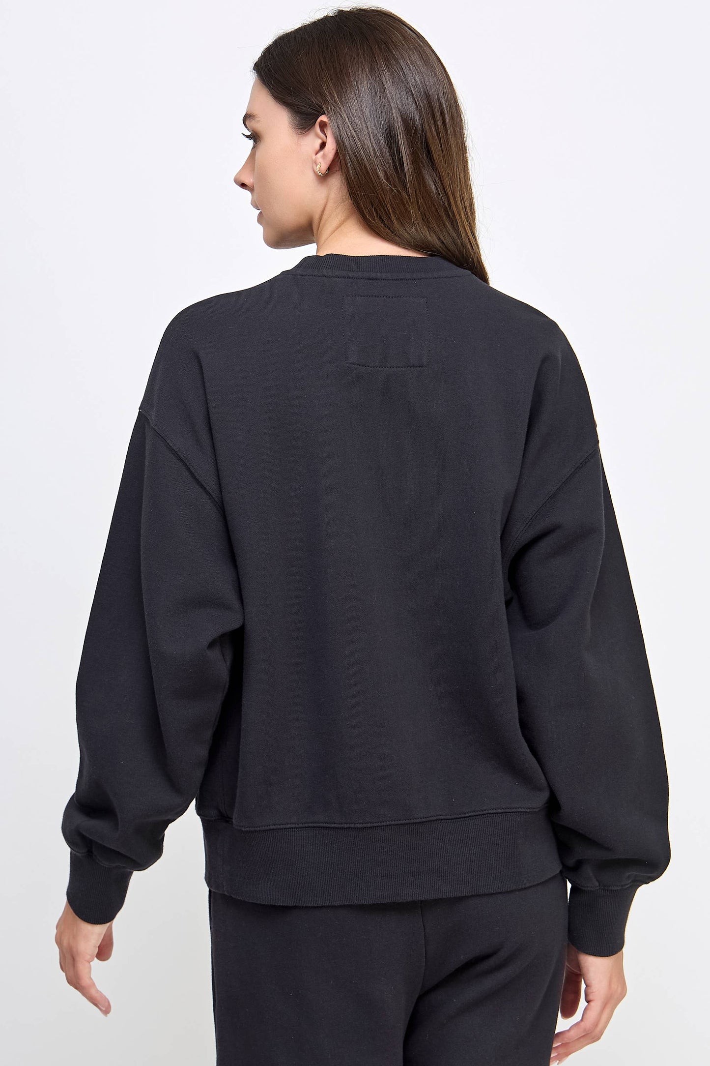 P9004T EVERYDAY SOFT FRENCH TERRY SWEATSHIRT: Pink / SMALL