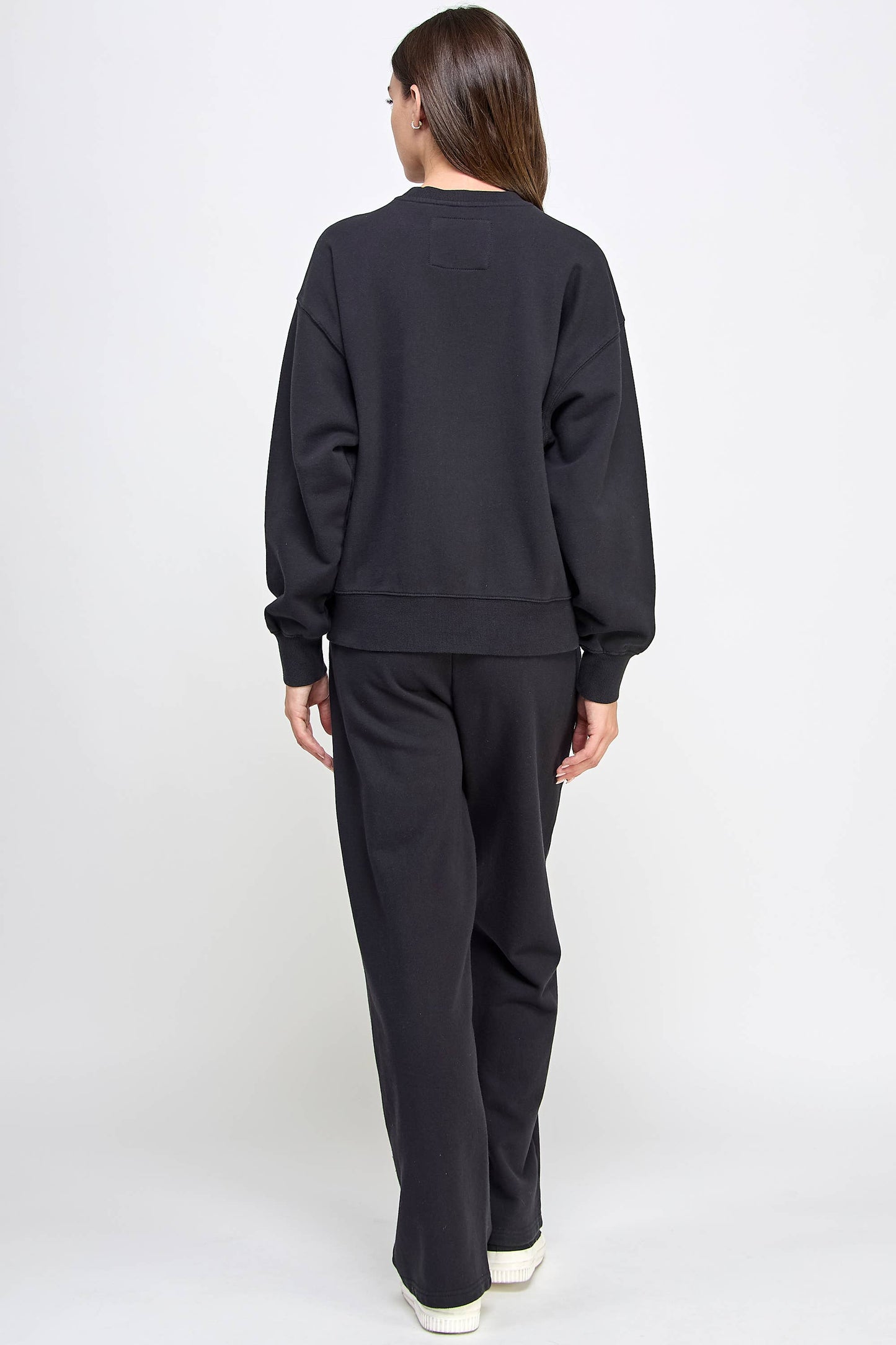 P9004T EVERYDAY SOFT FRENCH TERRY SWEATSHIRT: Pink / SMALL