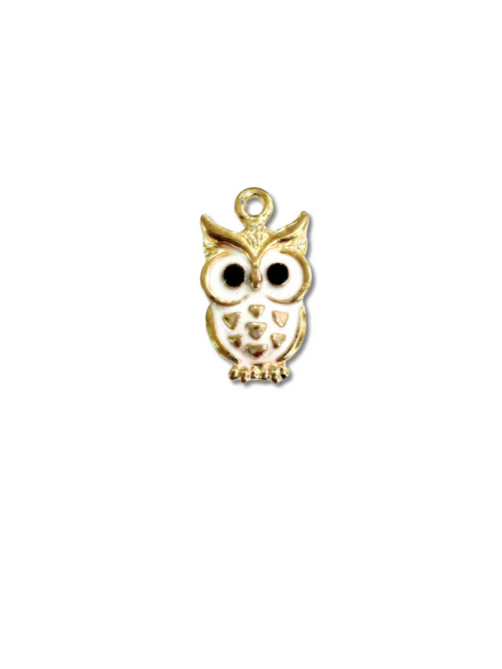 TCB Gold Wise Ole Owl Charm