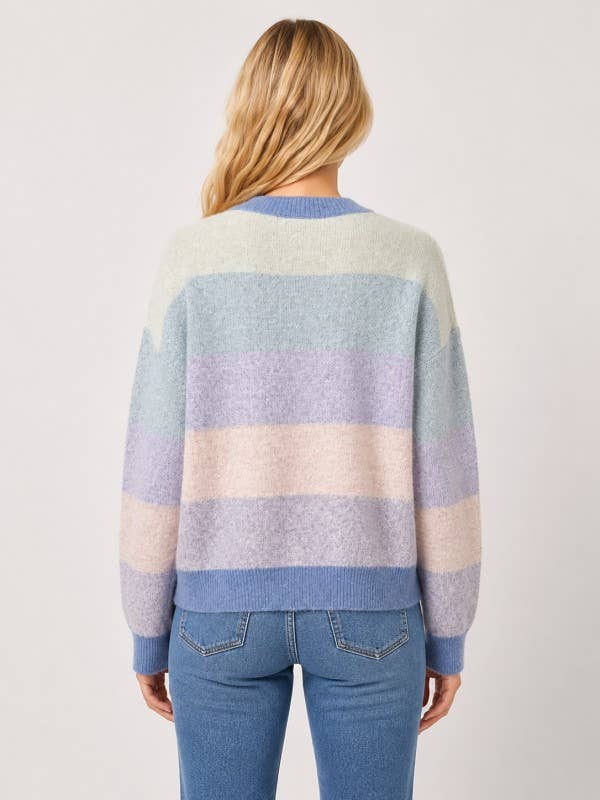 Pastel Striped Sweater