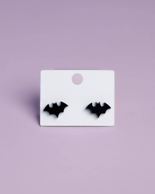 Spooky Bat Halloween Stud Earring