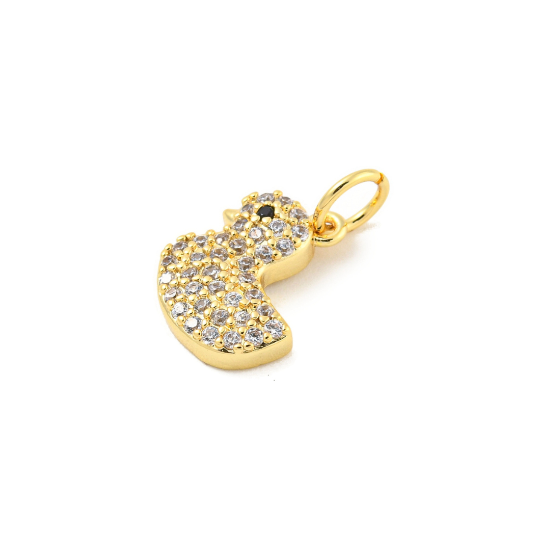 TCB Gold Rubber Duck Charm