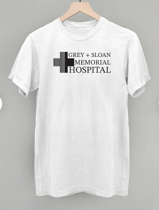 Grey + Sloan Memorial Hospital Comfort Color Graphic Tee