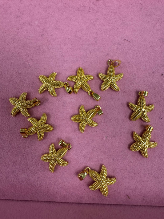 TCB Gold Starfish Charm