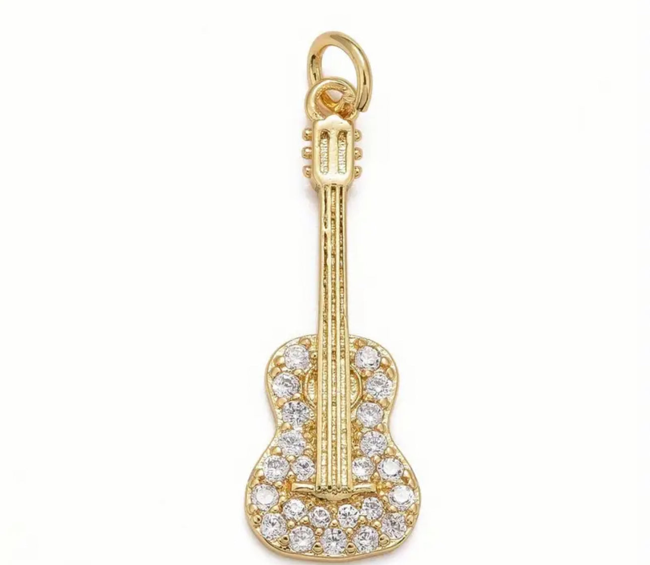TCB Gold and Pave Guitar