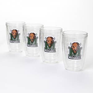 Marshall University Thundering Herd 4pc. Insulated Tumbler