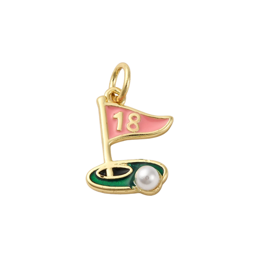 TCB Gold 18th Hole Charm