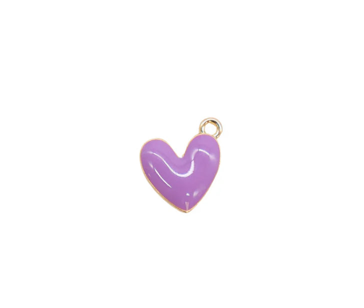 TCB Gold Mini Bubble Heart Charm - Assorted