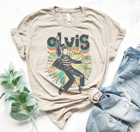 Elvis Rockin' Graphic Tee