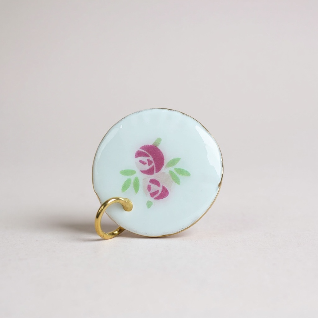 TCB Sweet and Cute Collection Pink Tea Cup or Saucer Charms